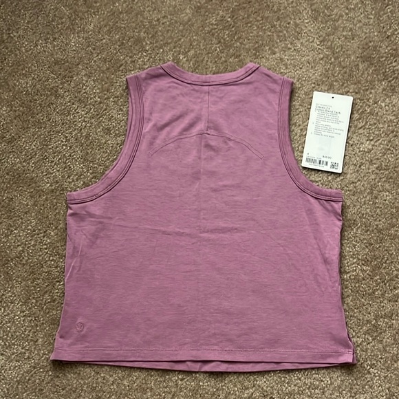 Lululemon Athletica Purple Muscle Tee Sleeveless Relaxed Fit - Picture 2 of 2